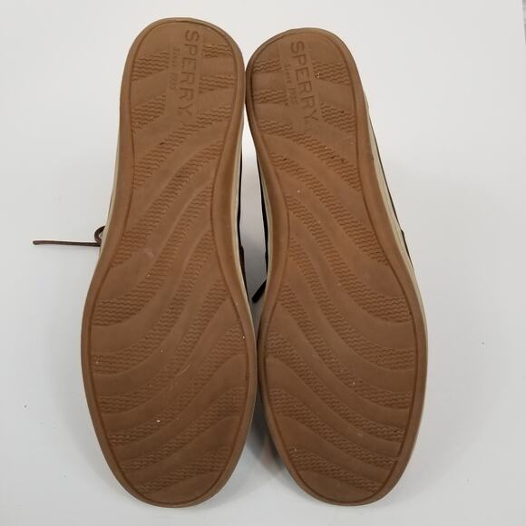 Sperry Topsider Women's Bayfish Brown Leather Ankle Boots Size 9 - Picture 8 of 10